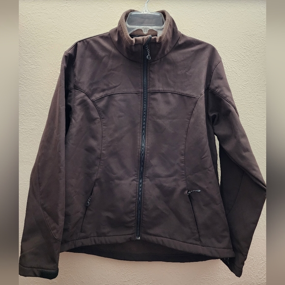 Black Diamond Full Zip Soft Shell Jacket Women's XL Brown - Picture 3 of 16